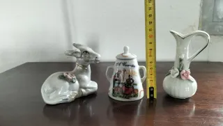 Lote 3 figuras cerámica