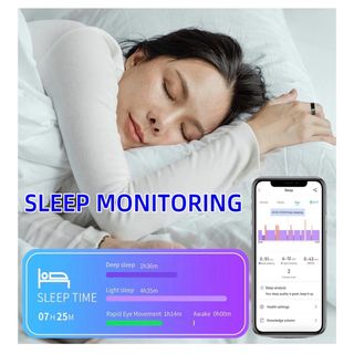 Anillo Smart Negro, Dorado y Plateado