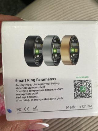 Anillo Smart Negro, Dorado y Plateado