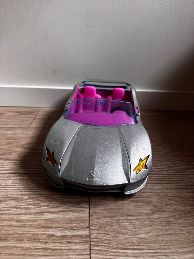 Coche Juguete Barbie Plateado