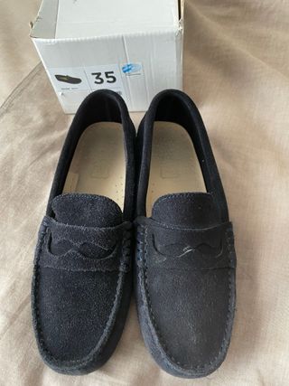 Náuticos niño ante azul. TEX. T35