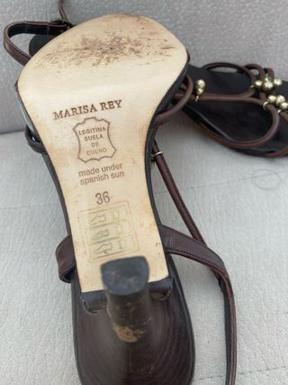 Zapatos Vialis Marrones Mujer + Tacón plano (Pack)