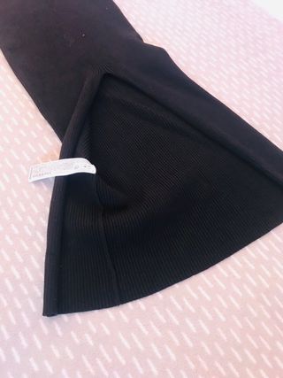 Vestido Bershka Negro Manga Larga Talla XS