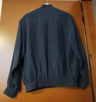 Giacca bomber Paul & Shark seta blu