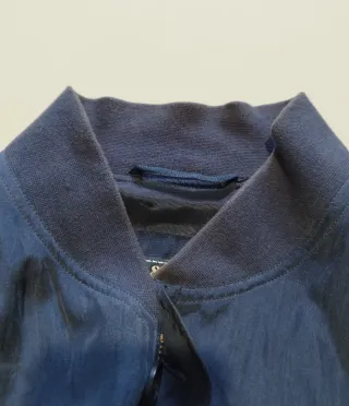 Giacca bomber Paul & Shark seta blu