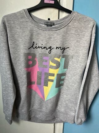 Jersey niña Primark gris