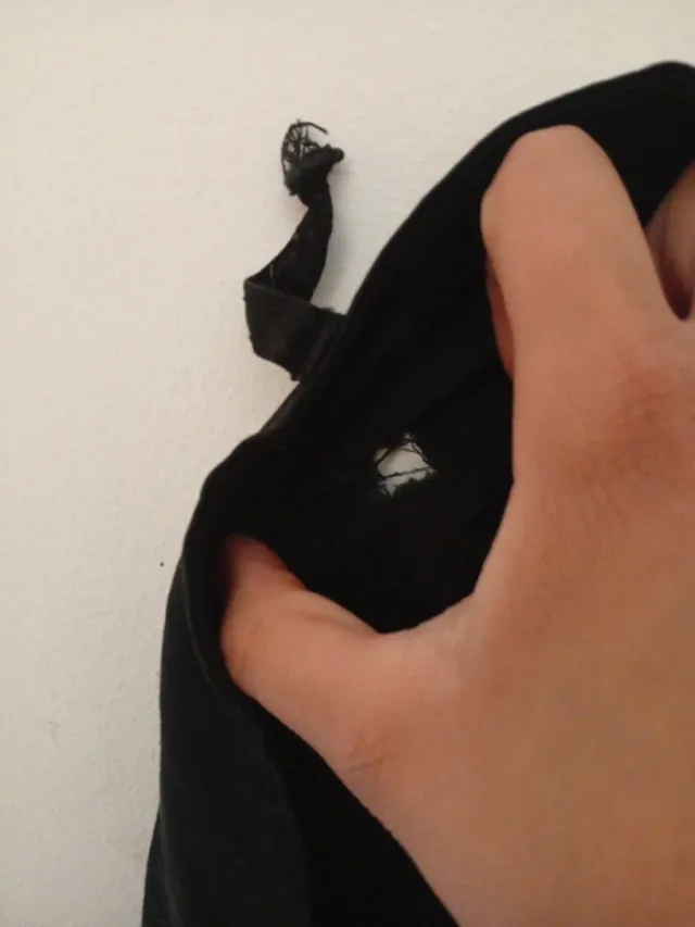 Pantalón vaquero corto H&U JEANS negro