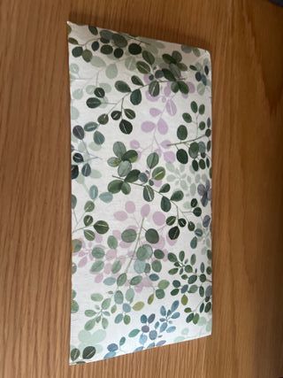 Bandeja decorativa floral papel