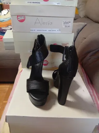 Zapatos de vestir Alesya negros/marrones talla 36