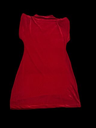 Vestitino donna velluto spalline