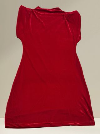 Vestitino donna velluto spalline