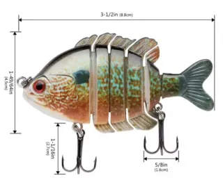 7 Esche da pesca snodate