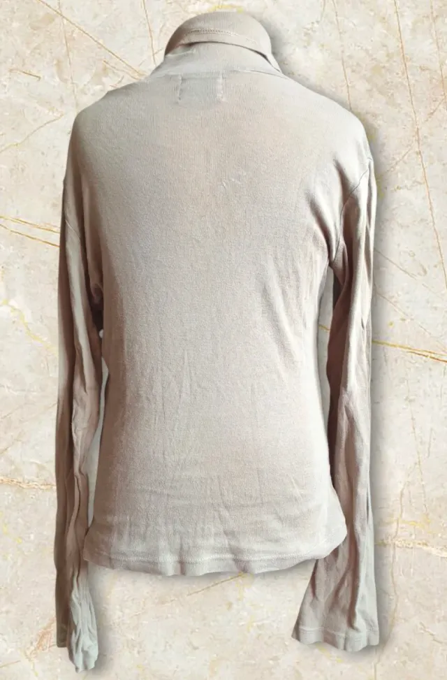 T-shirt a manica lunga TCM beige