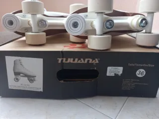 Patines Tijuana Talla 36 Blancos