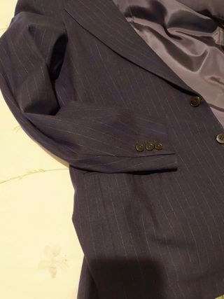 Americana de rayas hombre