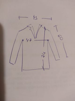 Americana de rayas hombre