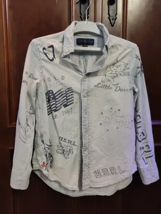 Camisa Ralph Lauren niño estampada Talla 8 años