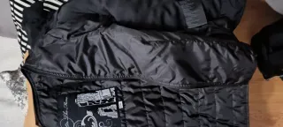 Chaqueta Moto Mujer Negra