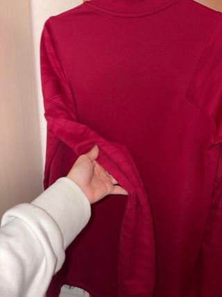 Barça Nike Sudadera Media Cremallera Roja