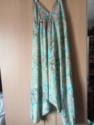 Vestido mono estampado talla única. 70%seda
