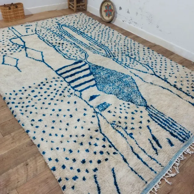 Alfombra de lana fabricación artesanal