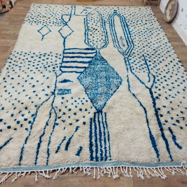 Alfombra de lana fabricación artesanal