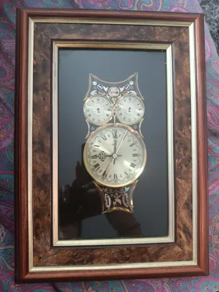 Cuadro Reloj Decorativo Búho