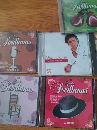 Lote 7 CDs Grandes Sevillanas y Artistas