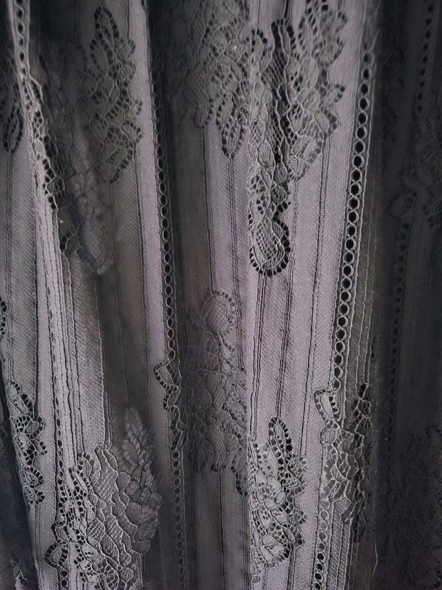 Vestido Highly Preppy Negro Encaje