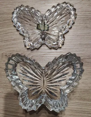 Bomboniera farfalla cristallo 24% PbO