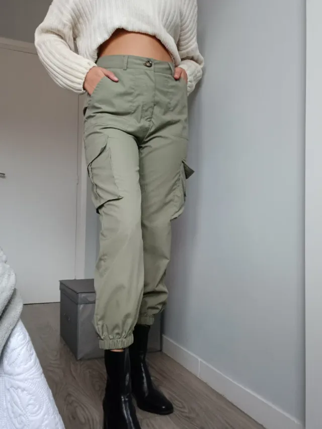 Pantalones cargo Shein verdes