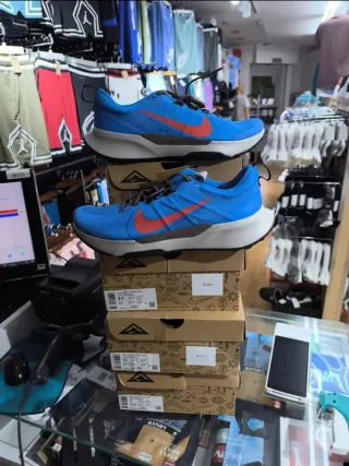 Nike Juniper Trail 2 Zapatillas Hombre Azul/Rojo