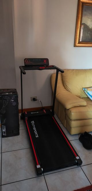 Tapis roulant Citysports nero e rosso