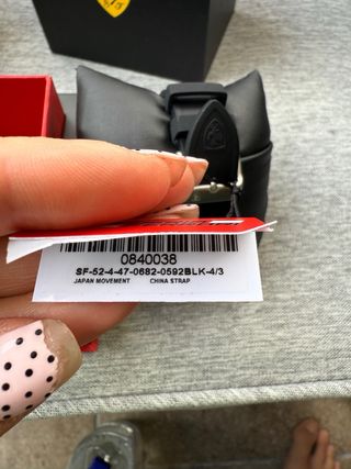 Reloj Ferrari Negro (0840038)