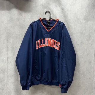 Giacca Starter Illinois Vintage Blu Arancione XL
