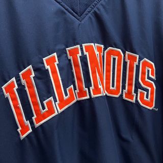 Giacca Starter Illinois Vintage Blu Arancione XL