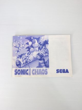 Sonic the Hedgehog Chaos SEGA Master System COMPLE