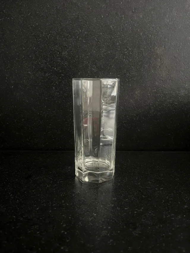 4 Vasos Altos de Cristal
