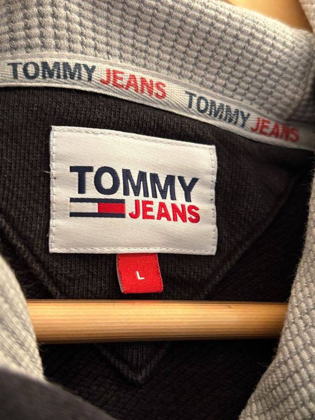 Sudadera Tommy Hilfiger Negra Hombre