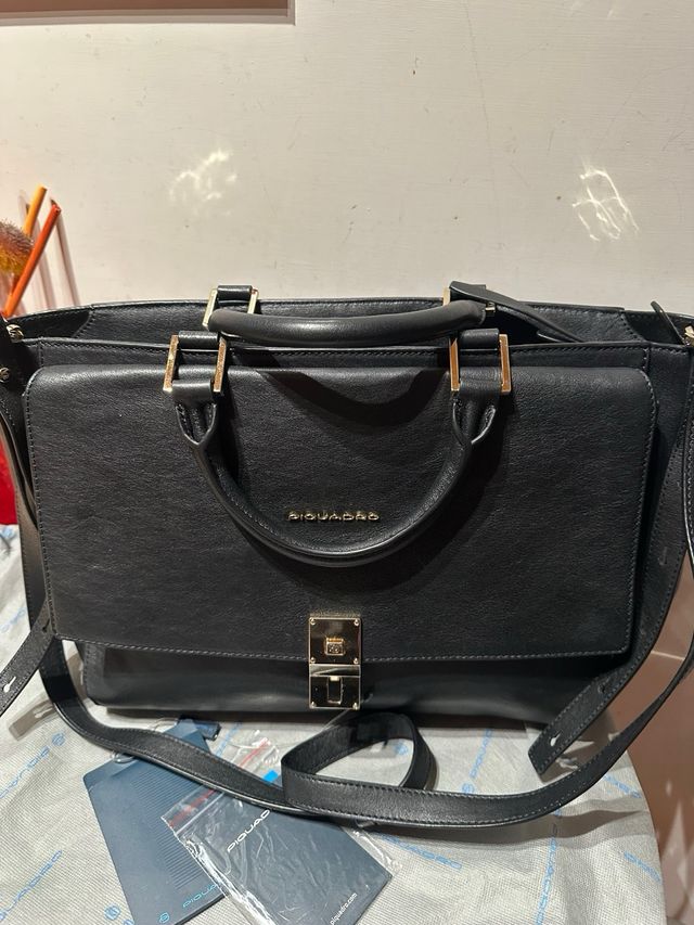 Cartella Piquadro Nera Pelle