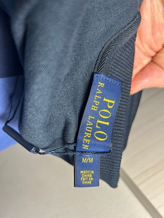 Sudadera Polo Ralph Lauren Azul Logo Blanco