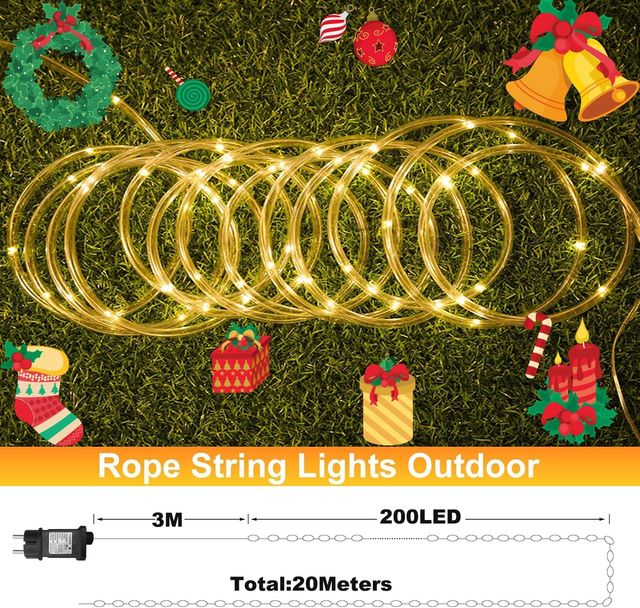 NUEVO - Manguera Luces LED Exterior 20M 200