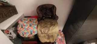 Carrito de bebé con todos los complementos