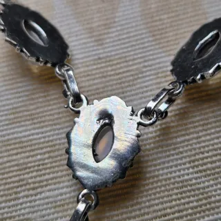 Collar Plata 925 Piedra Luna