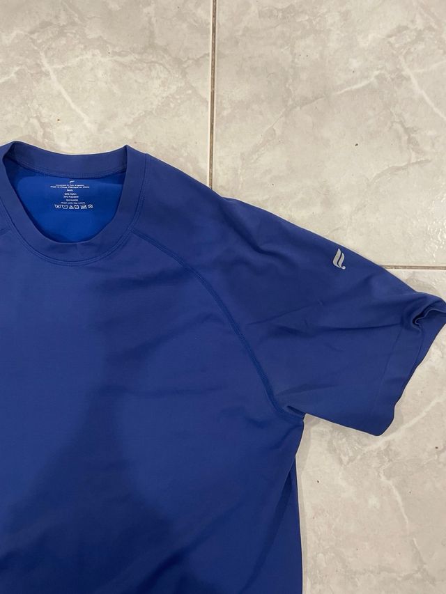 Camiseta Fabletics Entrenamiento Azul Talla M