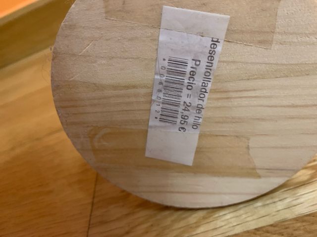 Desenrollador de hilos de madera