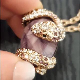 Collana By Simon con Serpente con Zirconi