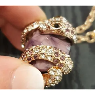 Collana By Simon con Serpente con Zirconi