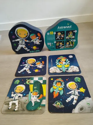 Puzzles Eurekakids Astronauta 4 en 1