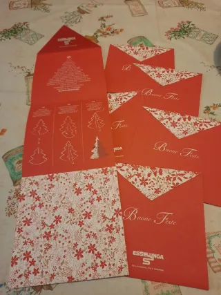 Set alberelli di Natale da costruire e appendere